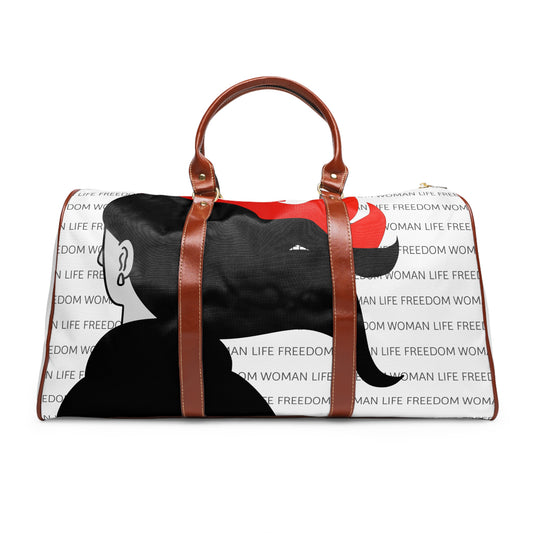 Woman Life Freedom Waterproof travel Handbag