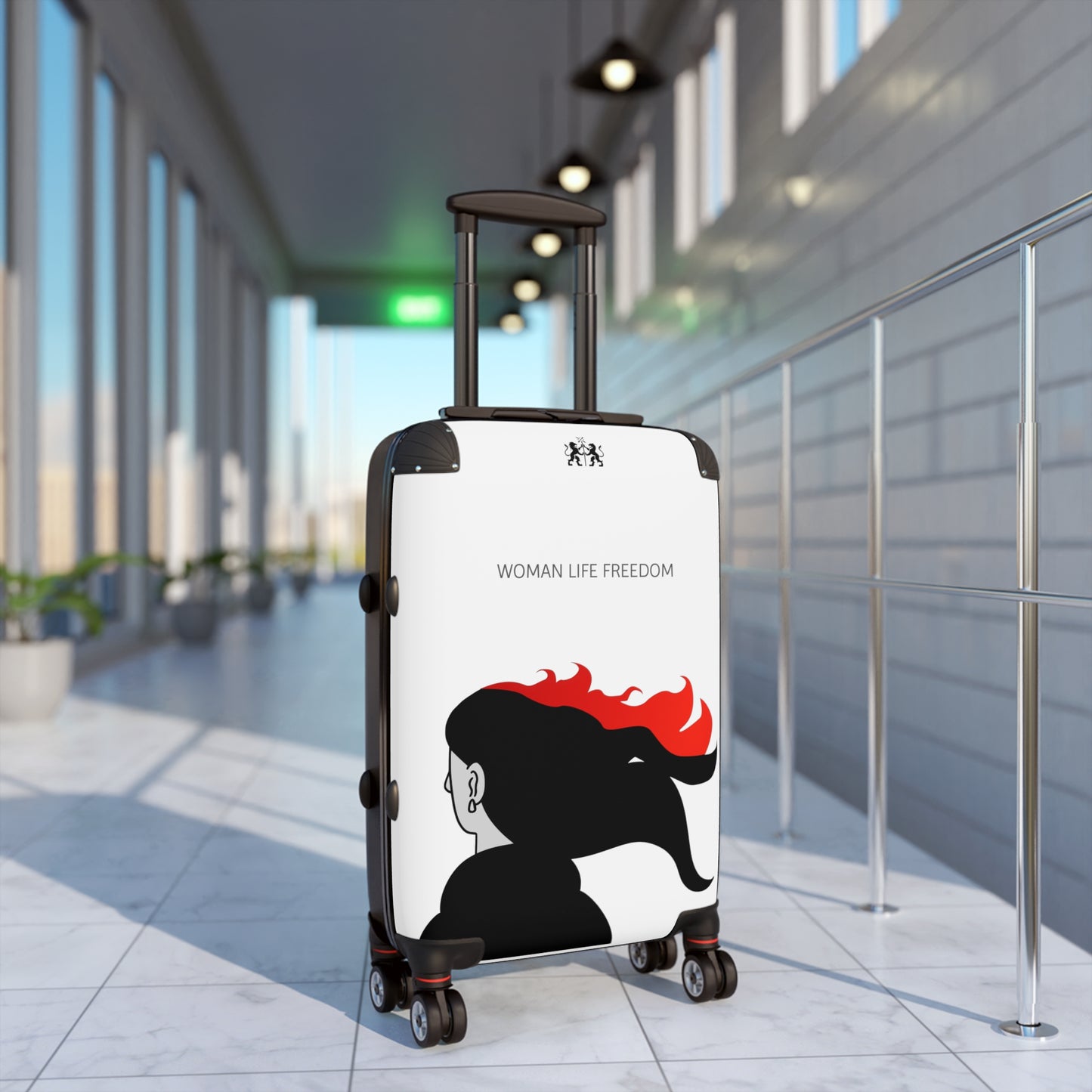 Women Life Freedom Travel Suitcase