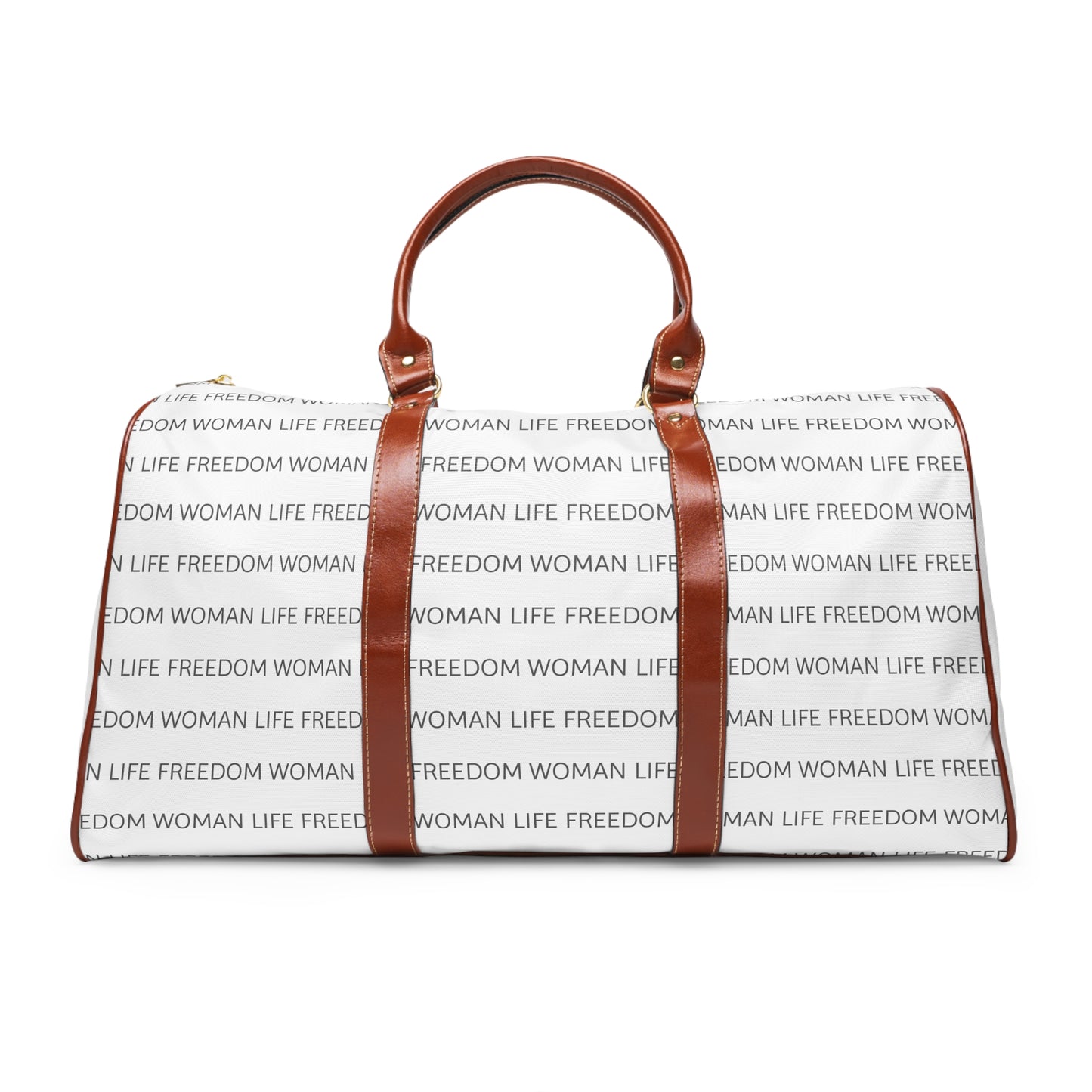 Woman Life Freedom Waterproof travel Handbag