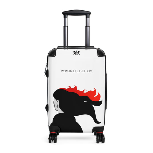 Women Life Freedom Travel Suitcase