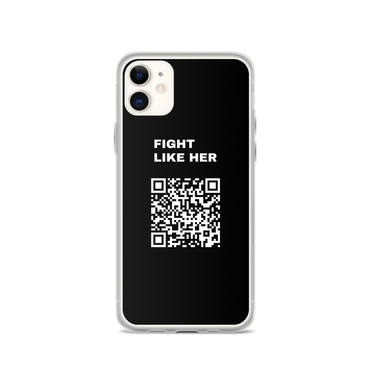 Fight Like Nika (Scan this) iPhone Case