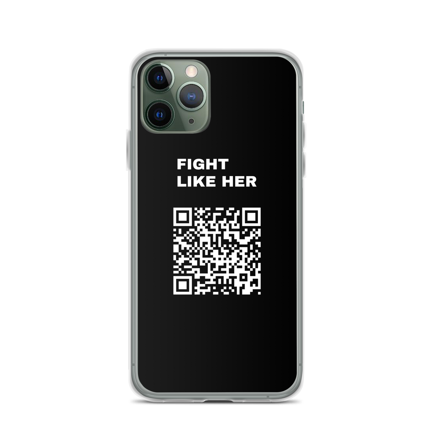 Fight Like Nika (Scan this) iPhone Case