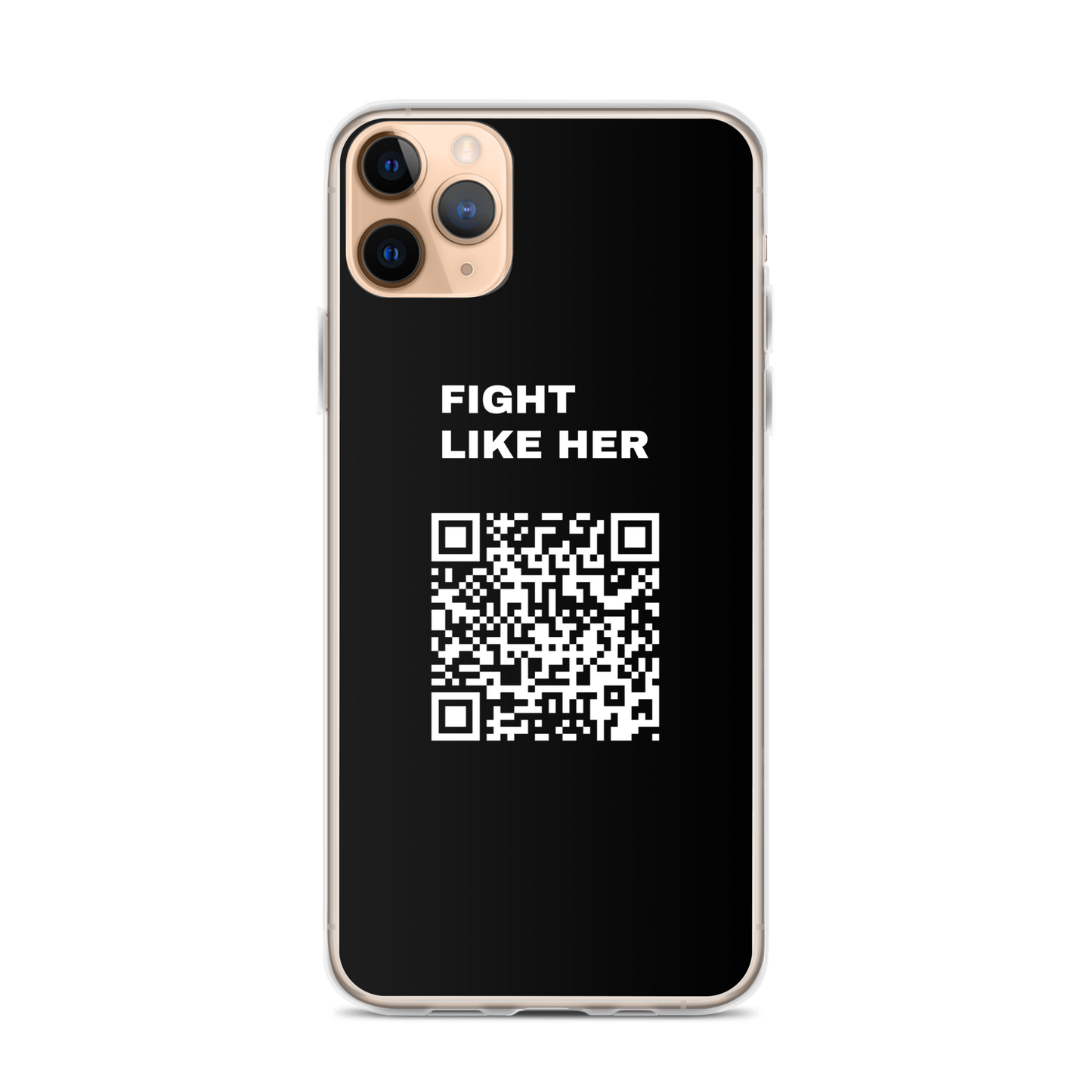 Fight Like Nika (Scan this) iPhone Case