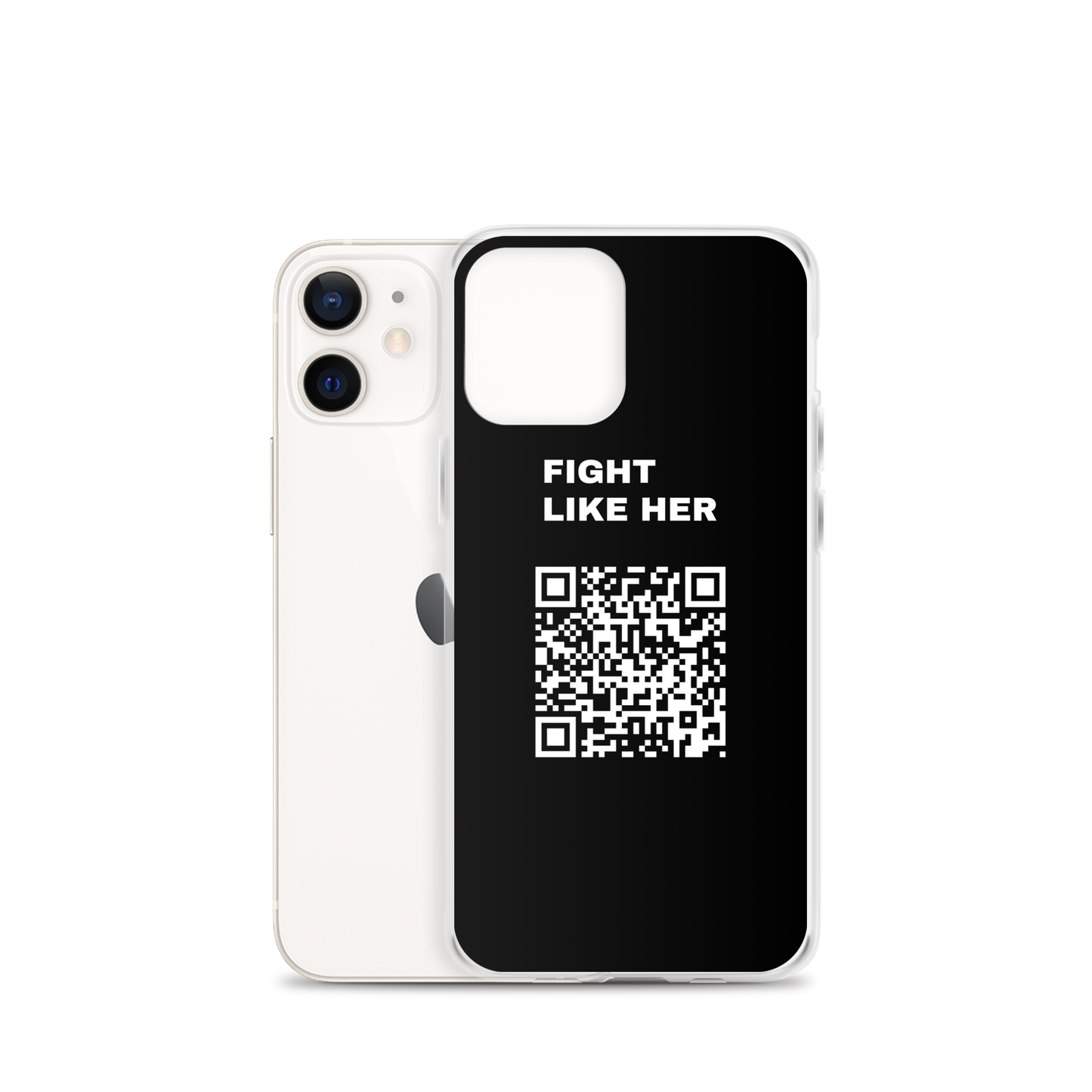 Fight Like Nika (Scan this) iPhone Case