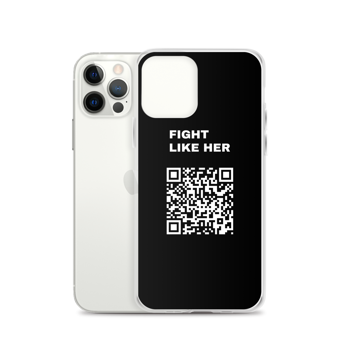 Fight Like Nika (Scan this) iPhone Case