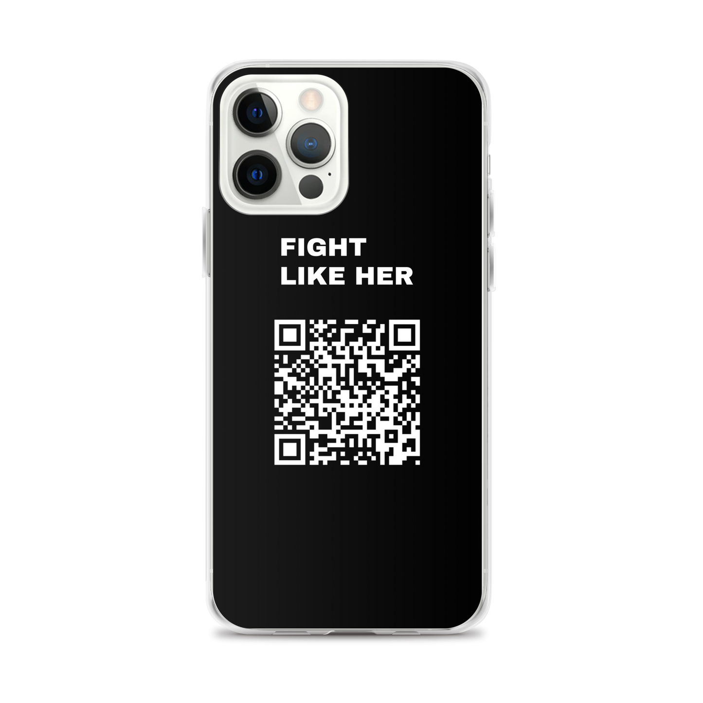 Fight Like Nika (Scan this) iPhone Case