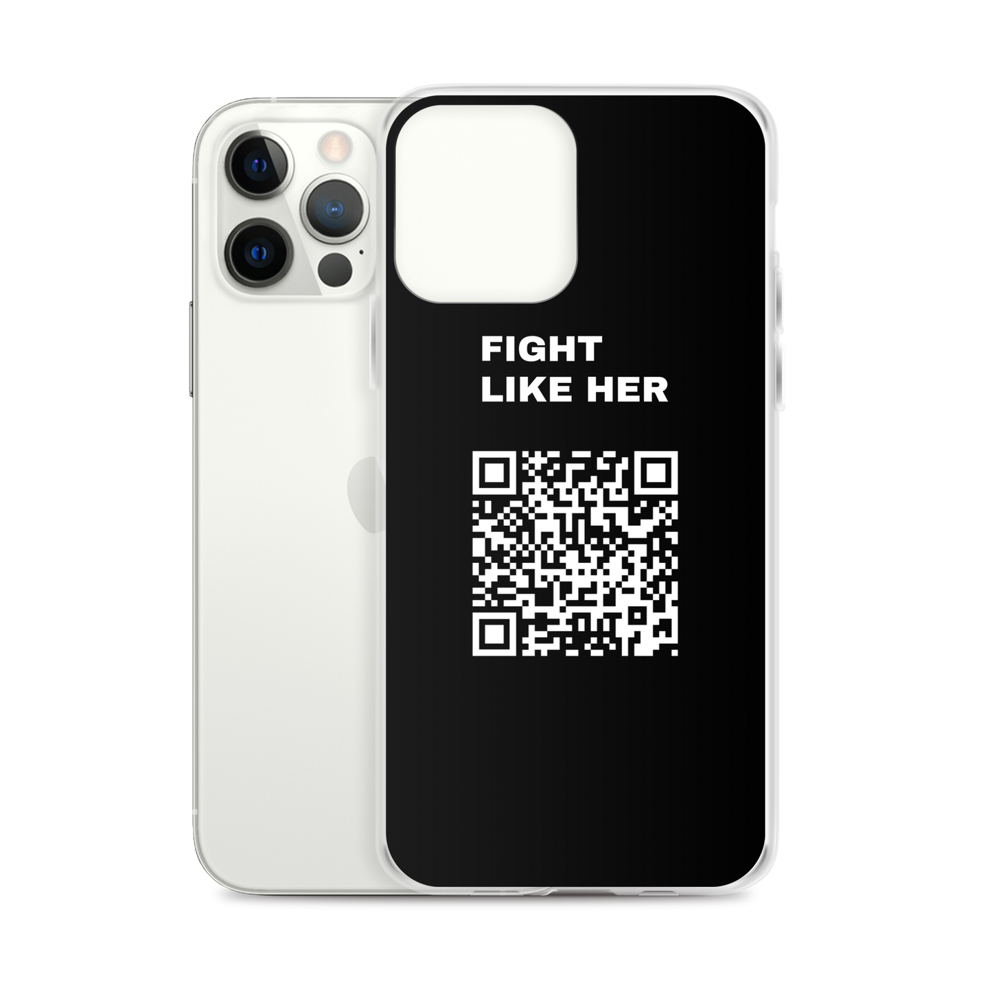 Fight Like Nika (Scan this) iPhone Case