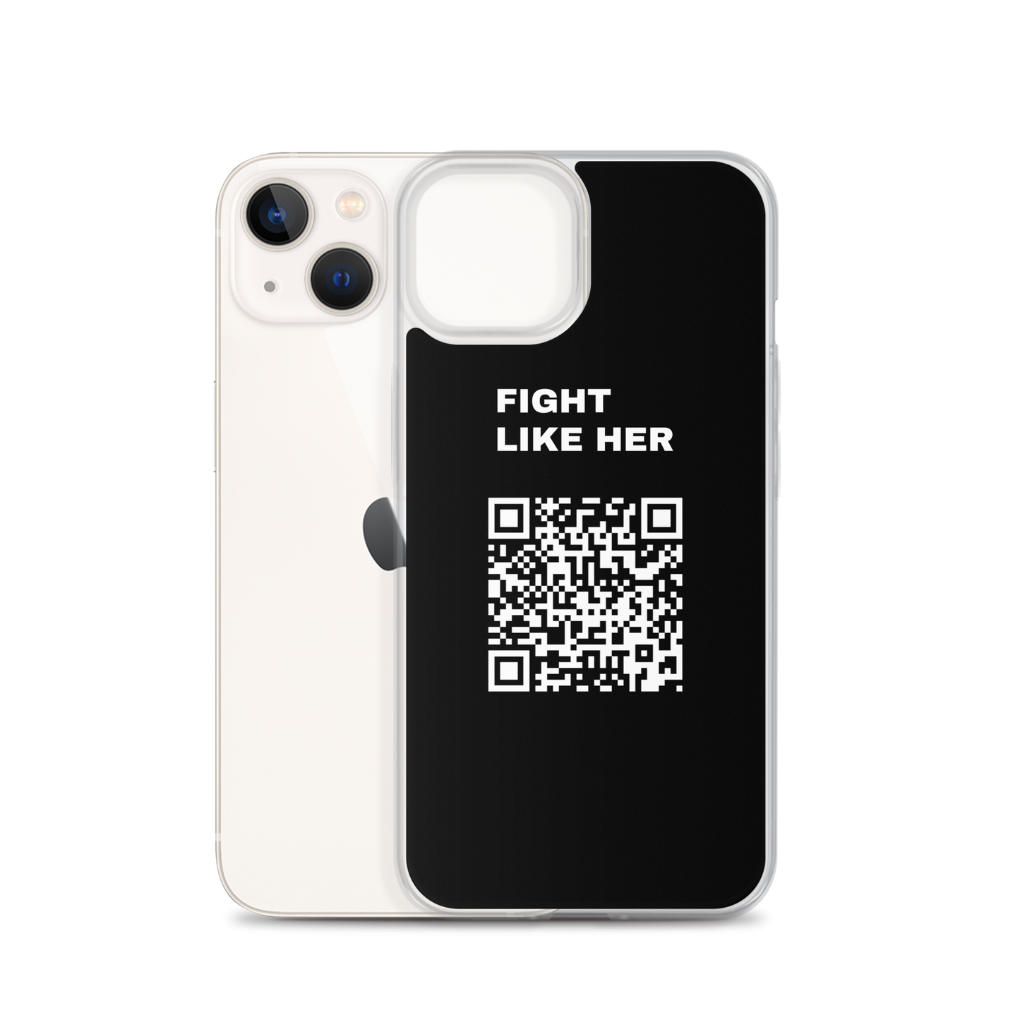 Fight Like Nika (Scan this) iPhone Case