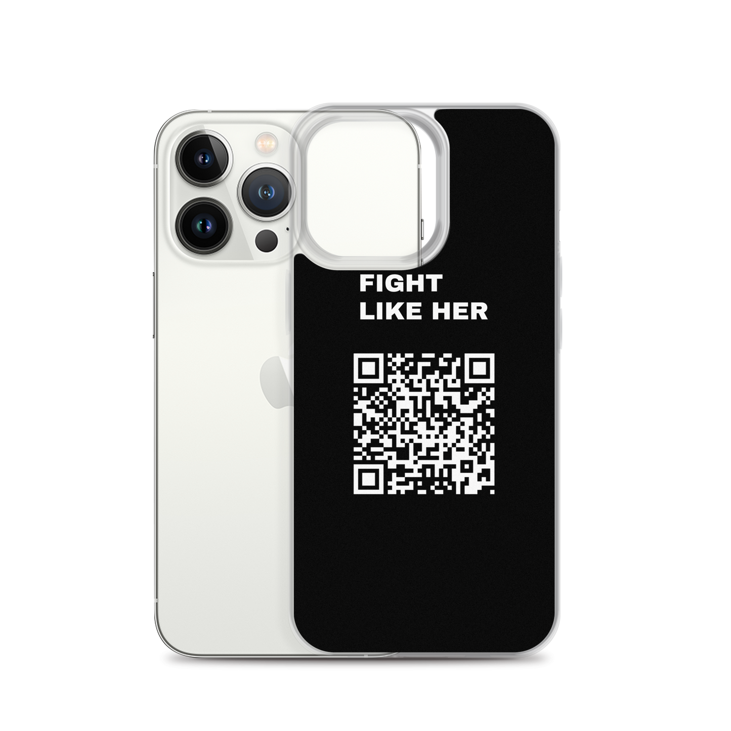 Fight Like Nika (Scan this) iPhone Case