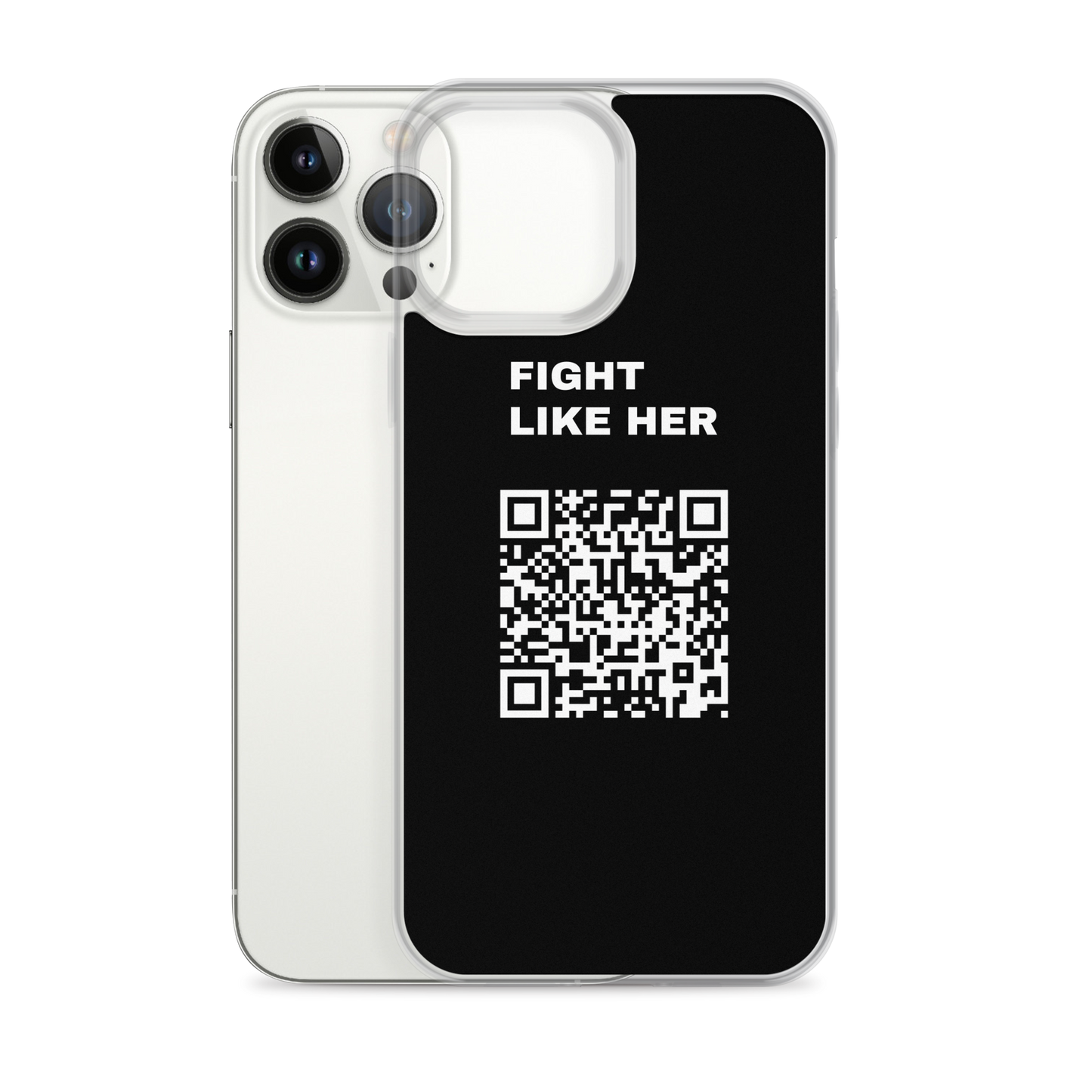 Fight Like Nika (Scan this) iPhone Case