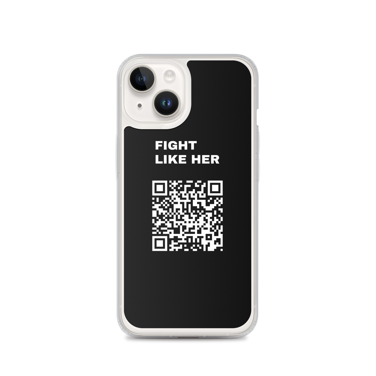 Fight Like Nika (Scan this) iPhone Case