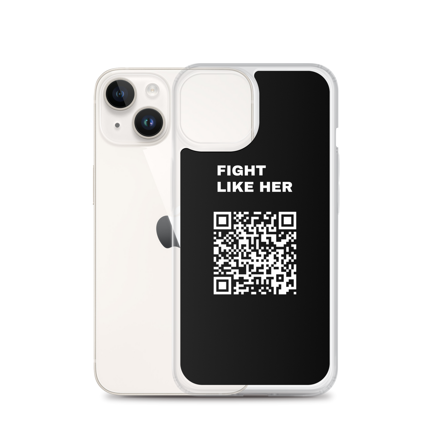 Fight Like Nika (Scan this) iPhone Case