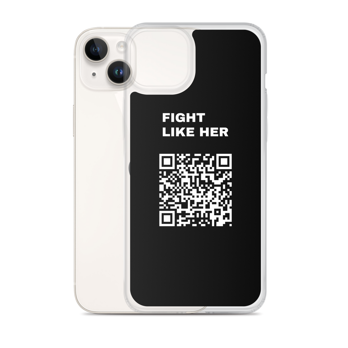 Fight Like Nika (Scan this) iPhone Case