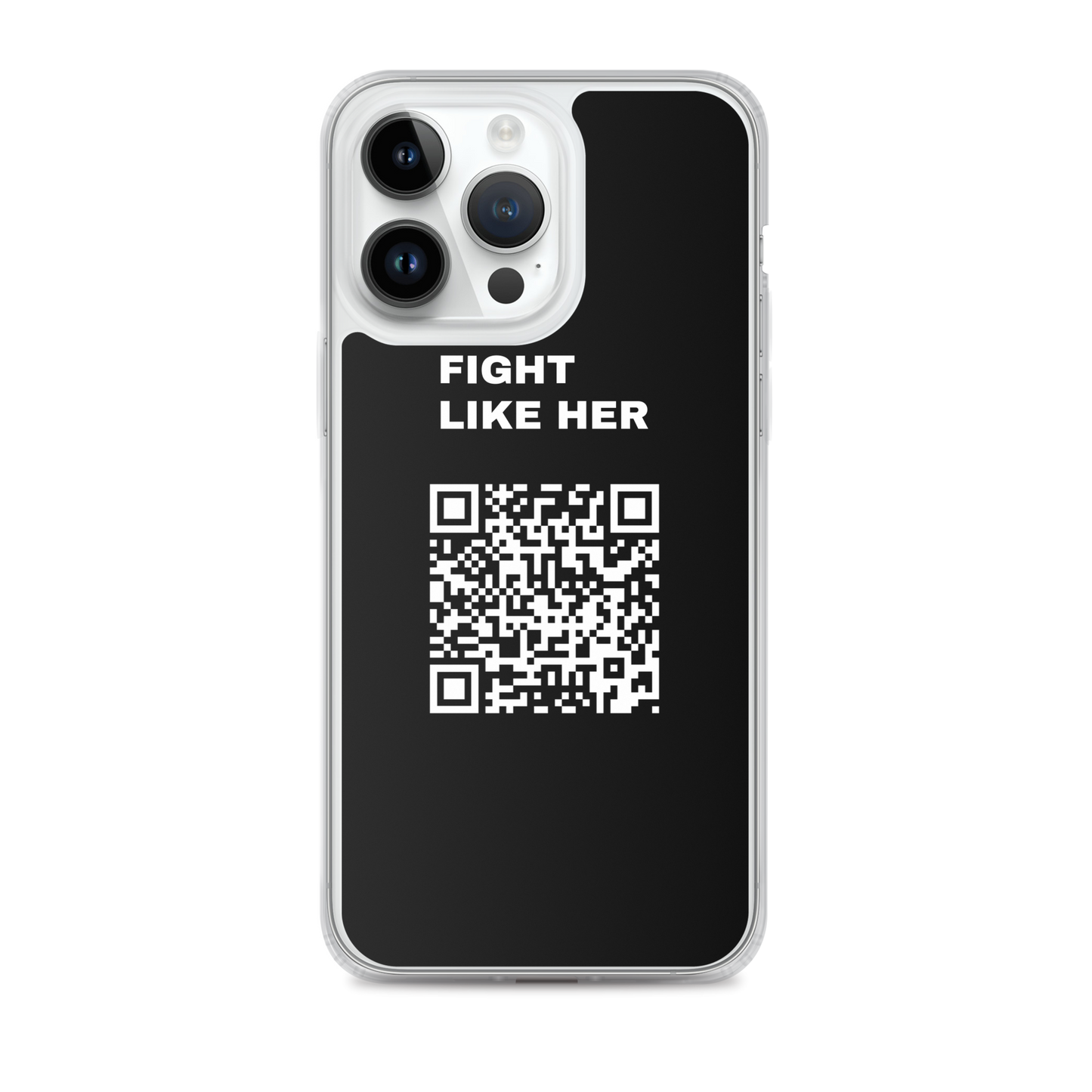 Fight Like Nika (Scan this) iPhone Case