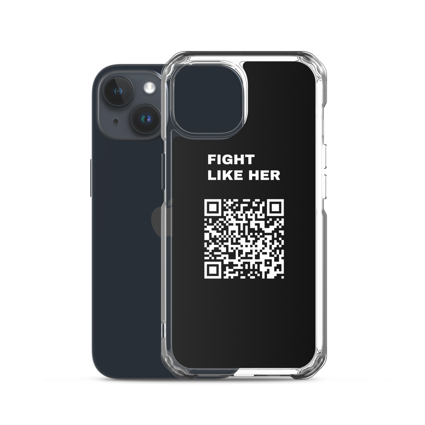 Fight Like Nika (Scan this) iPhone Case