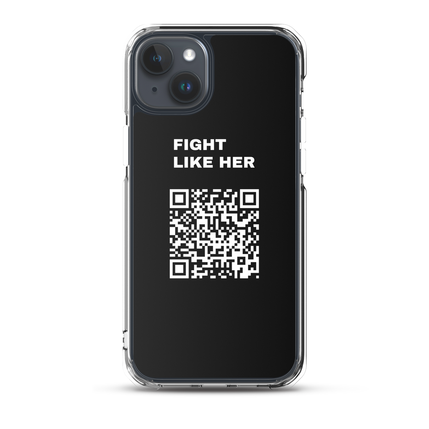 Fight Like Nika (Scan this) iPhone Case