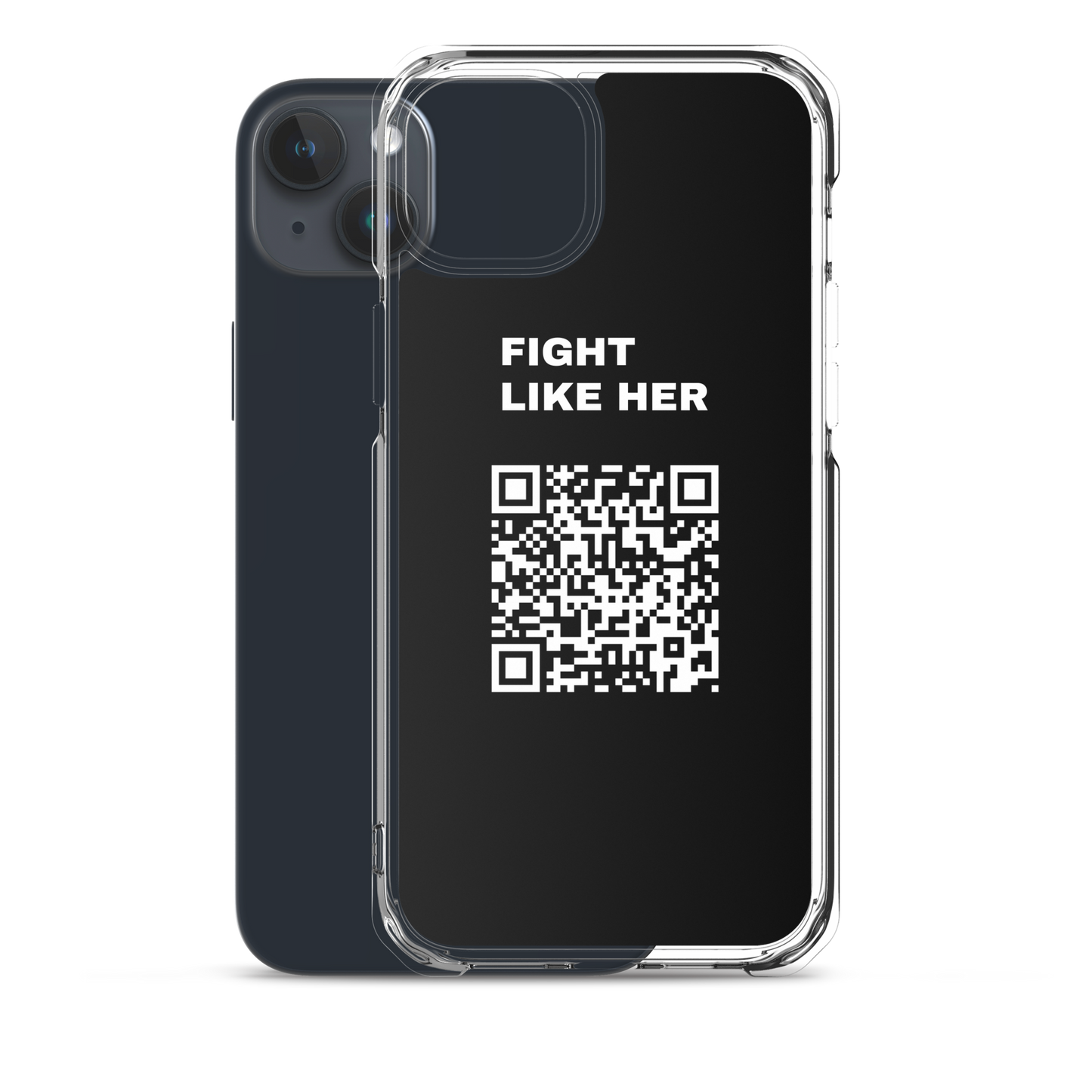 Fight Like Nika (Scan this) iPhone Case