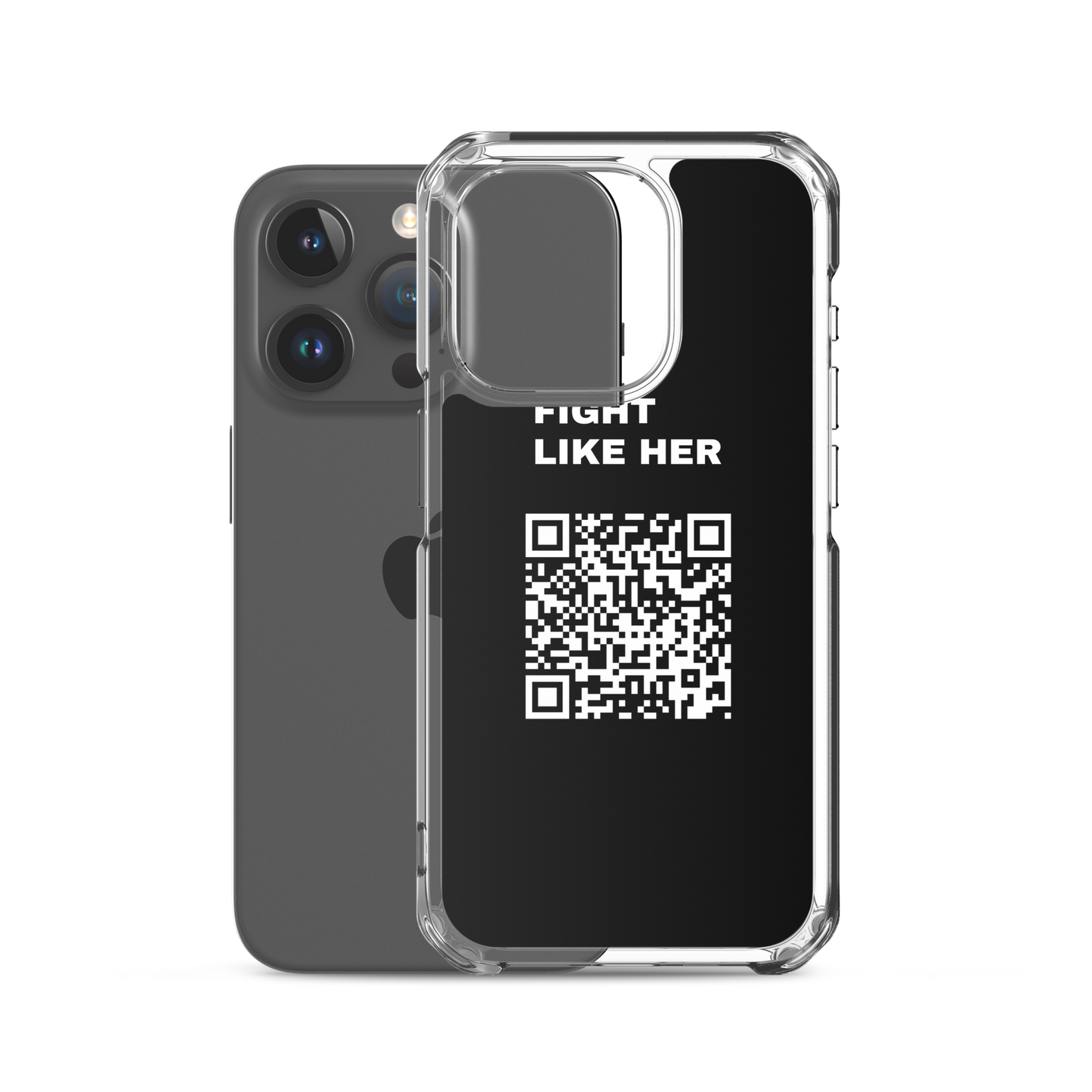 Fight Like Nika (Scan this) iPhone Case