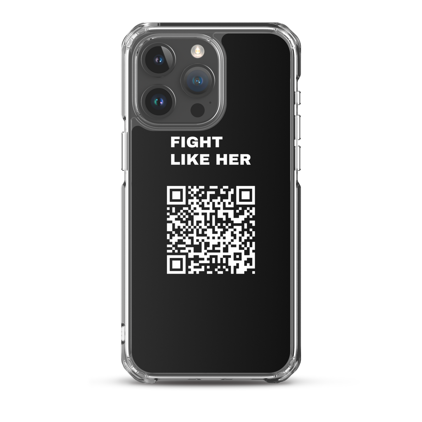 Fight Like Nika (Scan this) iPhone Case