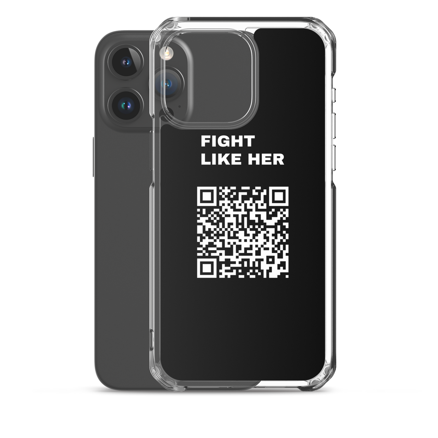 Fight Like Nika (Scan this) iPhone Case