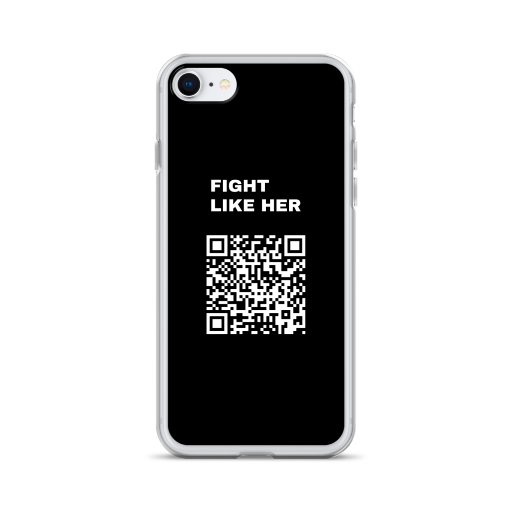 Fight Like Nika (Scan this) iPhone Case