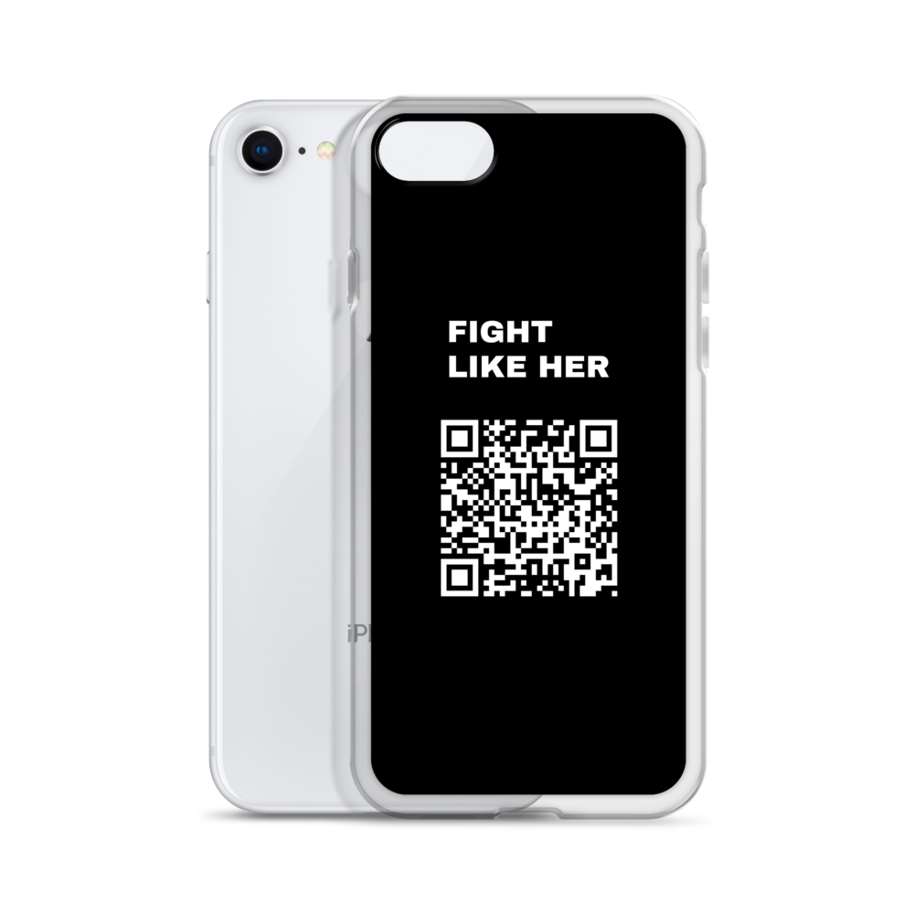 Fight Like Nika (Scan this) iPhone Case