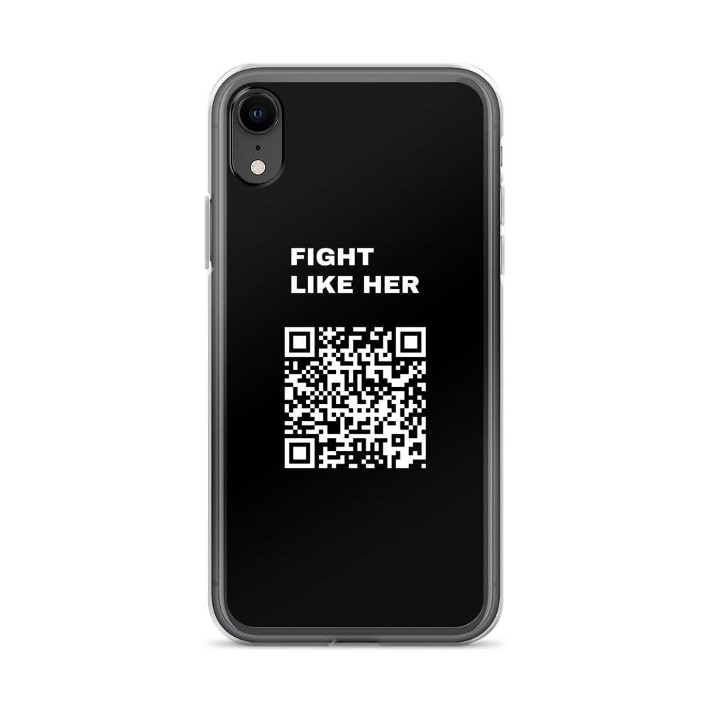 Fight Like Nika (Scan this) iPhone Case