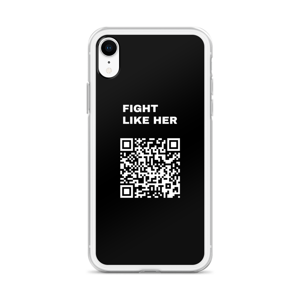 Fight Like Nika (Scan this) iPhone Case