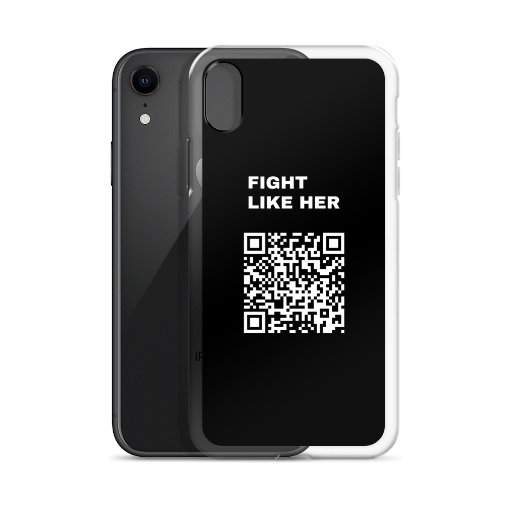 Fight Like Nika (Scan this) iPhone Case